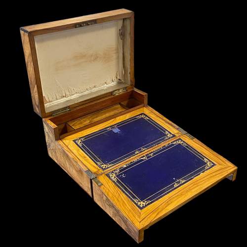 Victorian Walnut Sewing and Correspondence Box image-5
