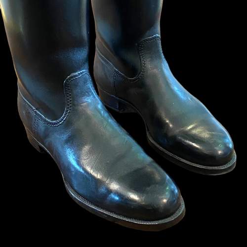 Pair of Edwardian Black Leather Riding Boots image-5