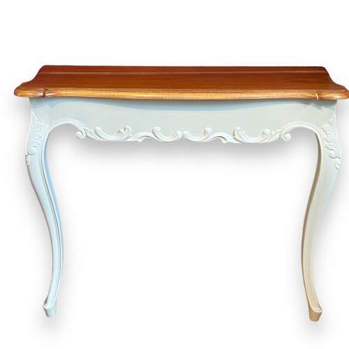 Vintage Narrow Hall Console Table image-1
