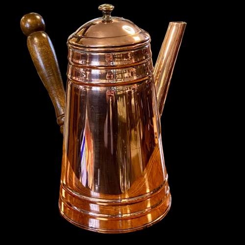 Edwardian Copper Chocolate Pot image-2