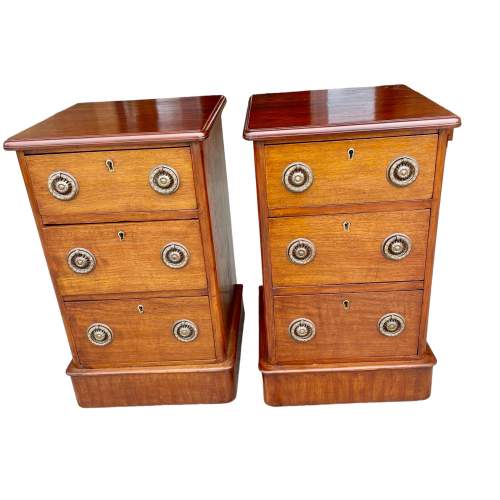 Pair of Bedside Chests image-1