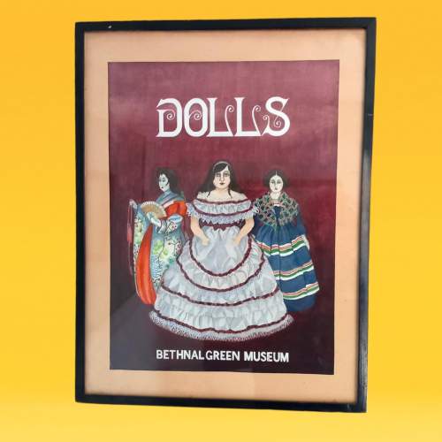 Original Watercolour for Dolls Exhibition image-1