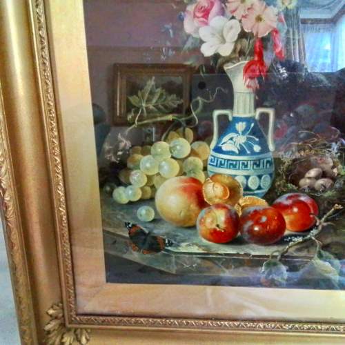 Still Life Oil Painting on Canvas by Thomas Worsey image-3