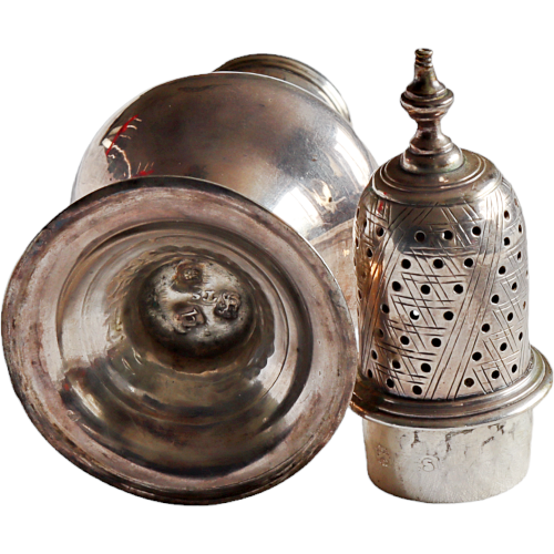 George III Silver Pepper Pot and Cove image-3