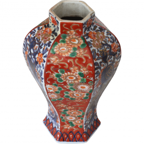Japanese Hexagonal Imari Vase image-2