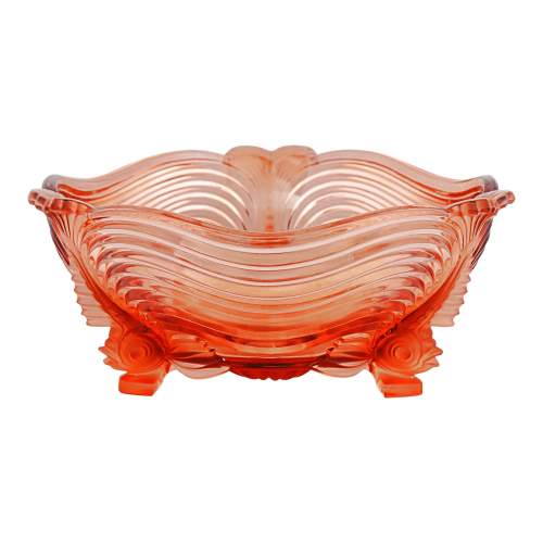 Art Deco Glass Bowl image-1