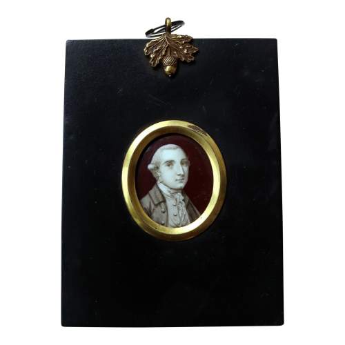 18th Century Rare Enamelled Miniature Portrait image-6
