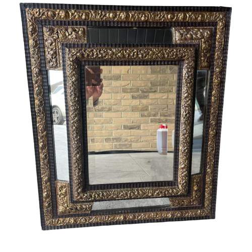 19th Century Ebonised Wall Mirror image-3