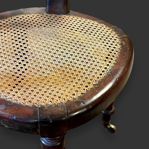 William IV Mahogany Bergere Desk Chair image-5