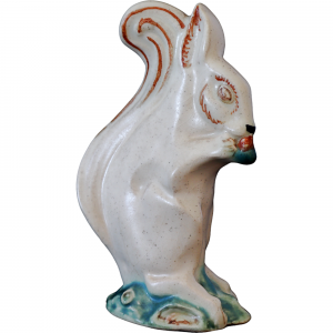 Art Deco Ceramic Squirrel