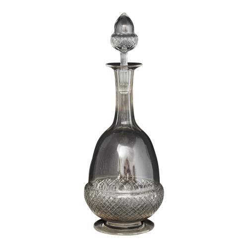 Edwardian Glass Acorn Decanter and Stopper image-1