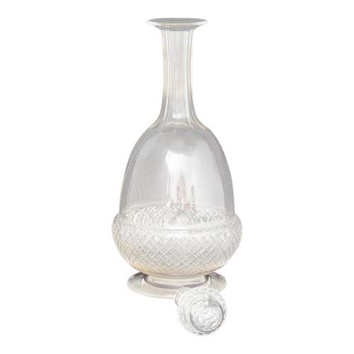 Edwardian Glass Acorn Decanter and Stopper image-5