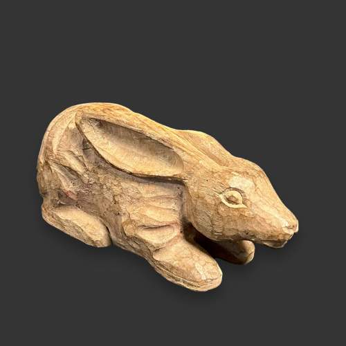French Wooden Rabbit image-1