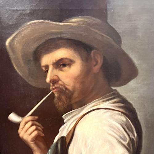 19th Century Oil on Canvas Portrait of a Man image-2