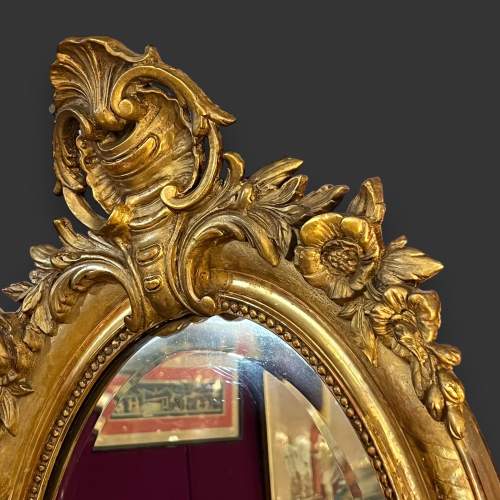 French Louis Philippe Oval Mirror image-4