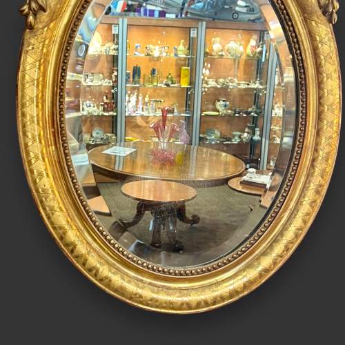 French Louis Philippe Oval Mirror image-5