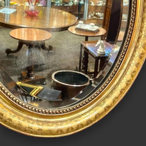 French Louis Philippe Oval Mirror image-6