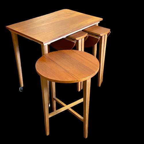 Paul Hundevad 1960s Teak Nest of Tables image-3