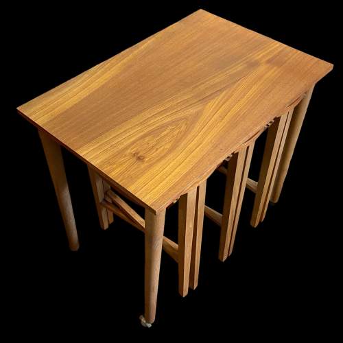 Paul Hundevad 1960s Teak Nest of Tables image-5