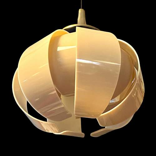Original 1970s Perspex Pendant Ceiling Lamp image-2