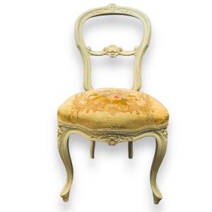 Late 18th Century Painted Salon Chair