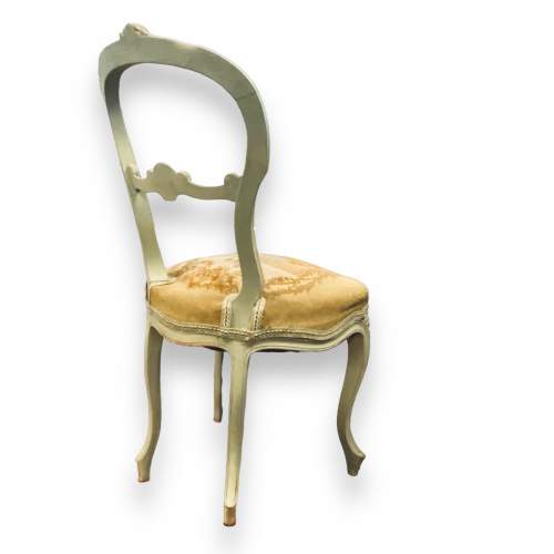 Late 18th Century Painted Salon Chair image-3