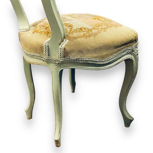 Late 18th Century Painted Salon Chair image-4