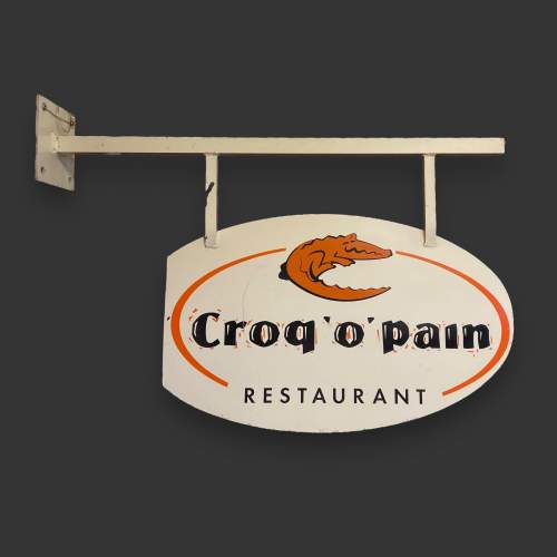 French Restaurant Metal Sign image-1