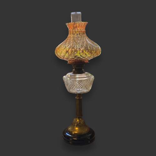 Art Nouveau Oil Lamp image-1