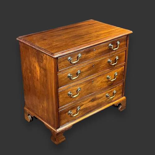 Small 19th Century Mahogany Chest of Drawers image-1