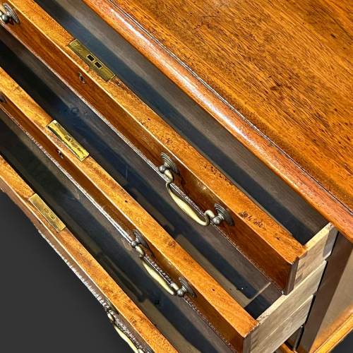 Small 19th Century Mahogany Chest of Drawers image-5