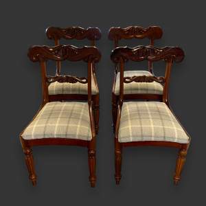 Set of Four William IV Dining Chairs