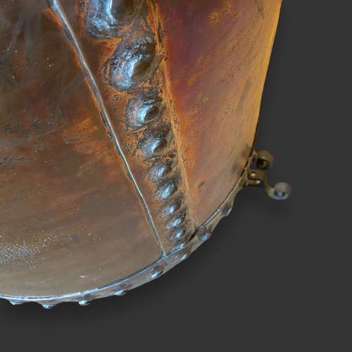 Huge 18th Century Copper Cauldron image-3