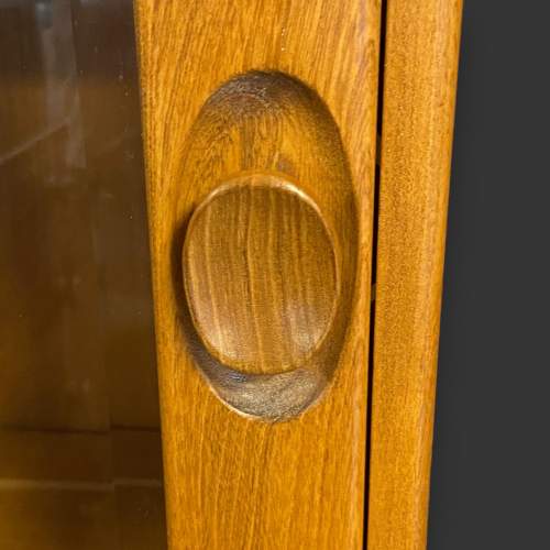 Pair of Ercol Blonde Elm Glazed Cabinets image-4