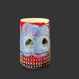 Poole Pottery Handthrown Delphis Vase