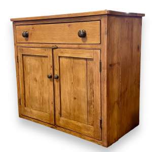 19th Century Rustic Pine Dresser Base