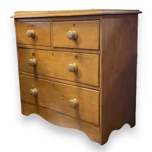 Early 20th Century Pine Chest of Drawers image-2