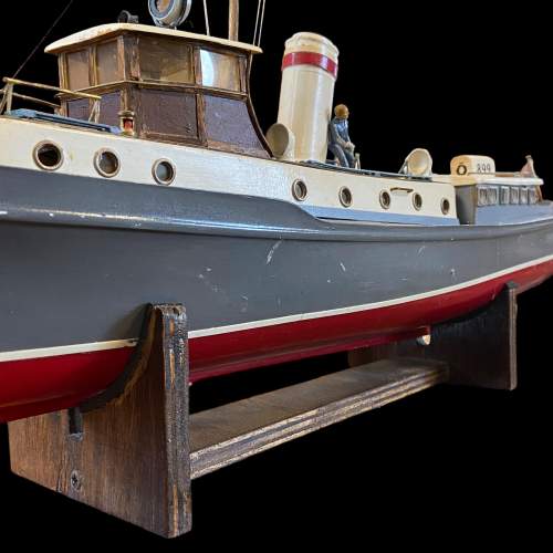 Vintage Scratch Built Model Royal Navy Vessel Ship image-3