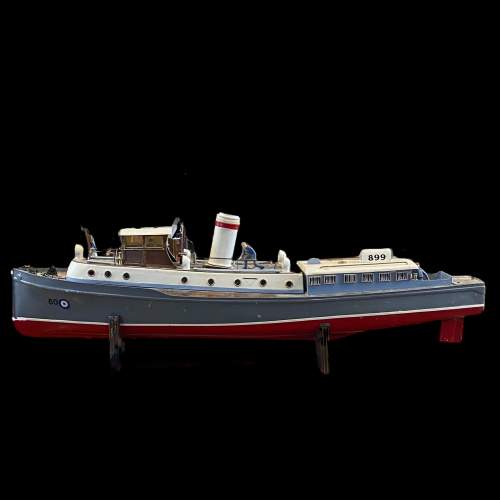 Vintage Scratch Built Model Royal Navy Vessel Ship image-6