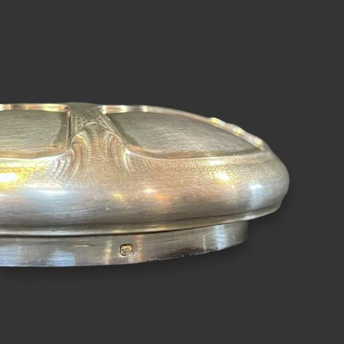 Art Nouveau Silver and Glass Pot image-6