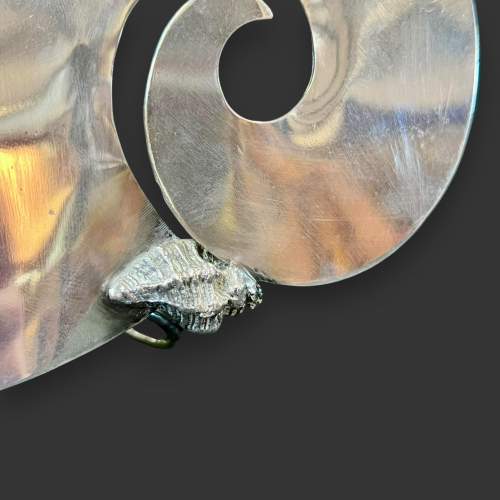 Rare Silver Plate and Crystal Caviar Dish image-6
