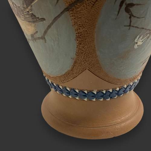 Florence Barlow Royal Doulton Sgraffito Bird Design Vase image-6