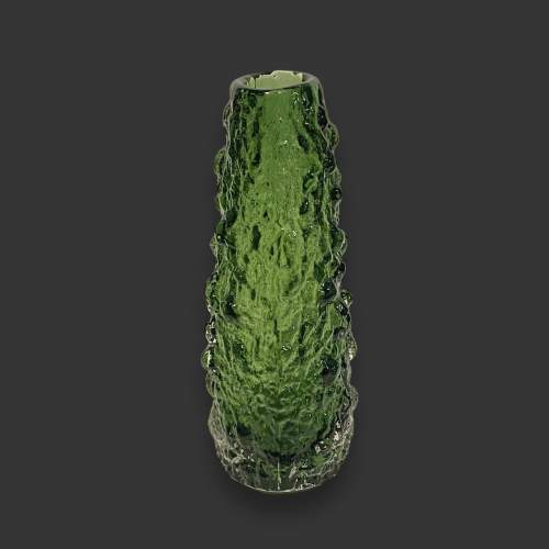 Whitefriars Glass Meadow Green Volcano Vase image-2
