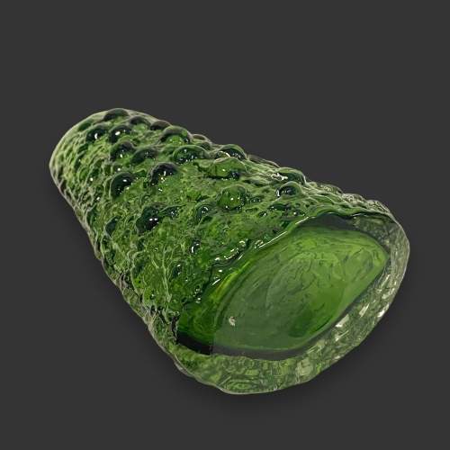 Whitefriars Glass Meadow Green Volcano Vase image-6