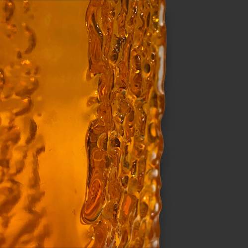 Whitefriars Glass Tangerine Nailhead Vase image-3