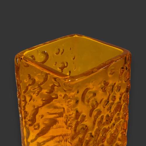 Whitefriars Glass Tangerine Nailhead Vase image-5