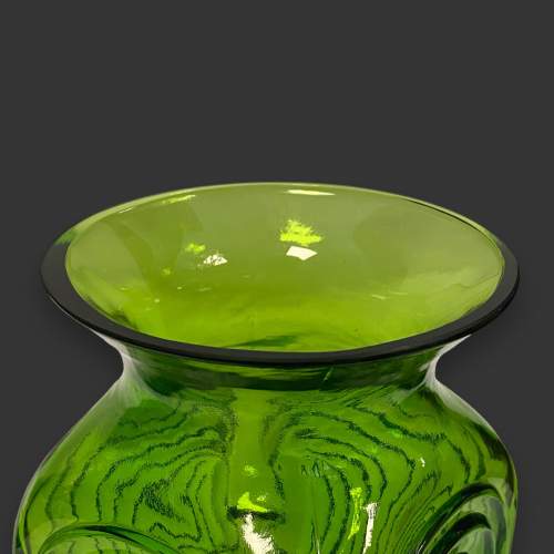 Riihimaki Amuletti Green Glass Vase image-2