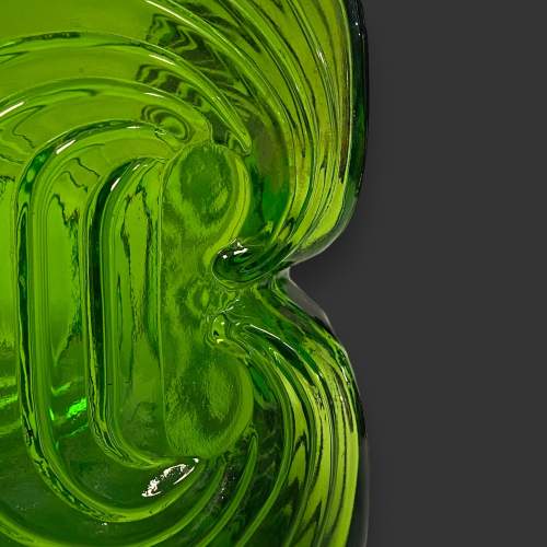 Riihimaki Amuletti Green Glass Vase image-5