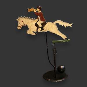 Vintage Horse & Rider Pendulum Toy