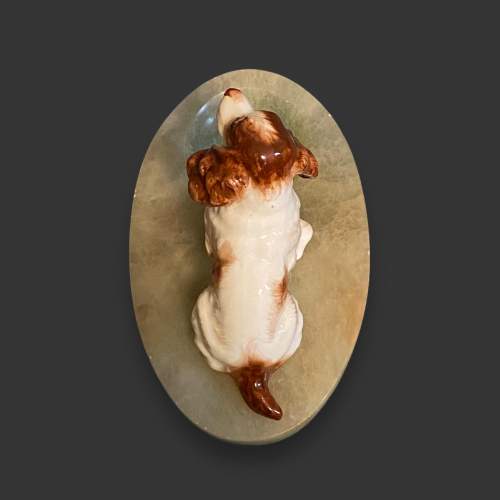 Charming Ceramic Spaniel on Onyx Base image-4